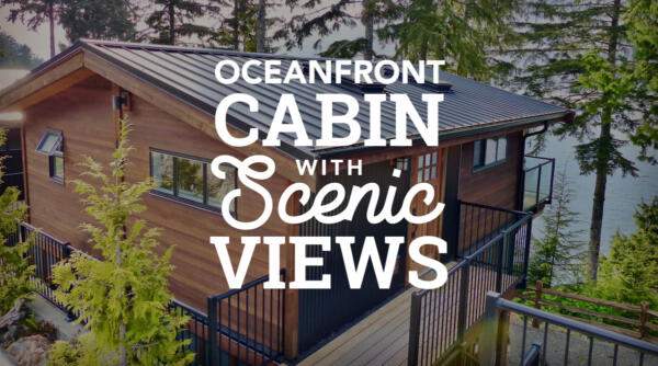 Oceanfront Cabin with Scenic Views